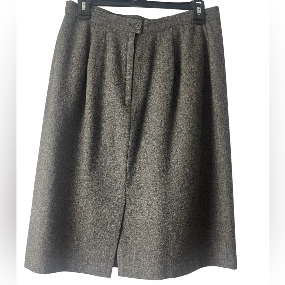 Vintage Briggs New York a-line wool blend skirt. Size 14 GUC - Picture 6 of 12